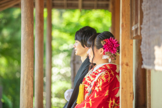 徳川園で新作入荷の色打掛