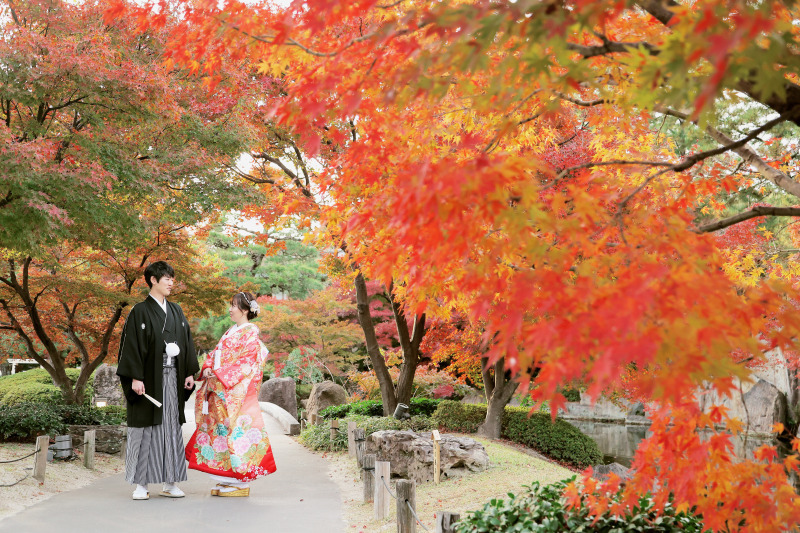 　徳川園✖️紅葉