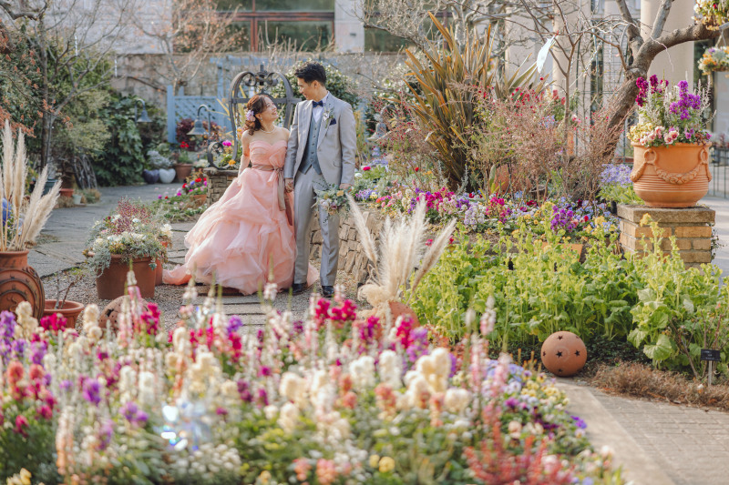 3着目はカラードレスでフラリエ
