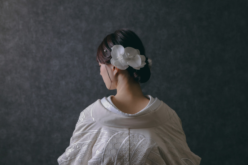 花嫁様のヘアフォト