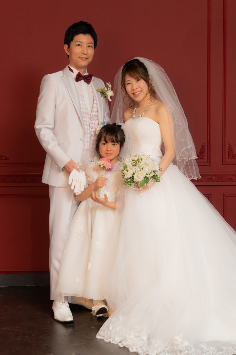 家族でフォトウエディング出来ます!