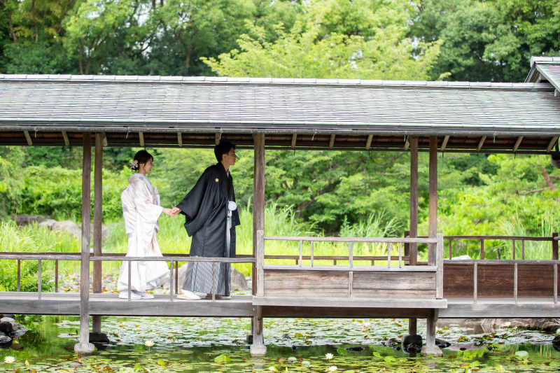 ウエディング専用のスタジオ完備