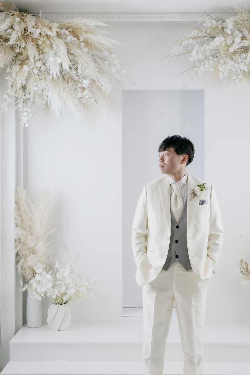 新郎ソロショット