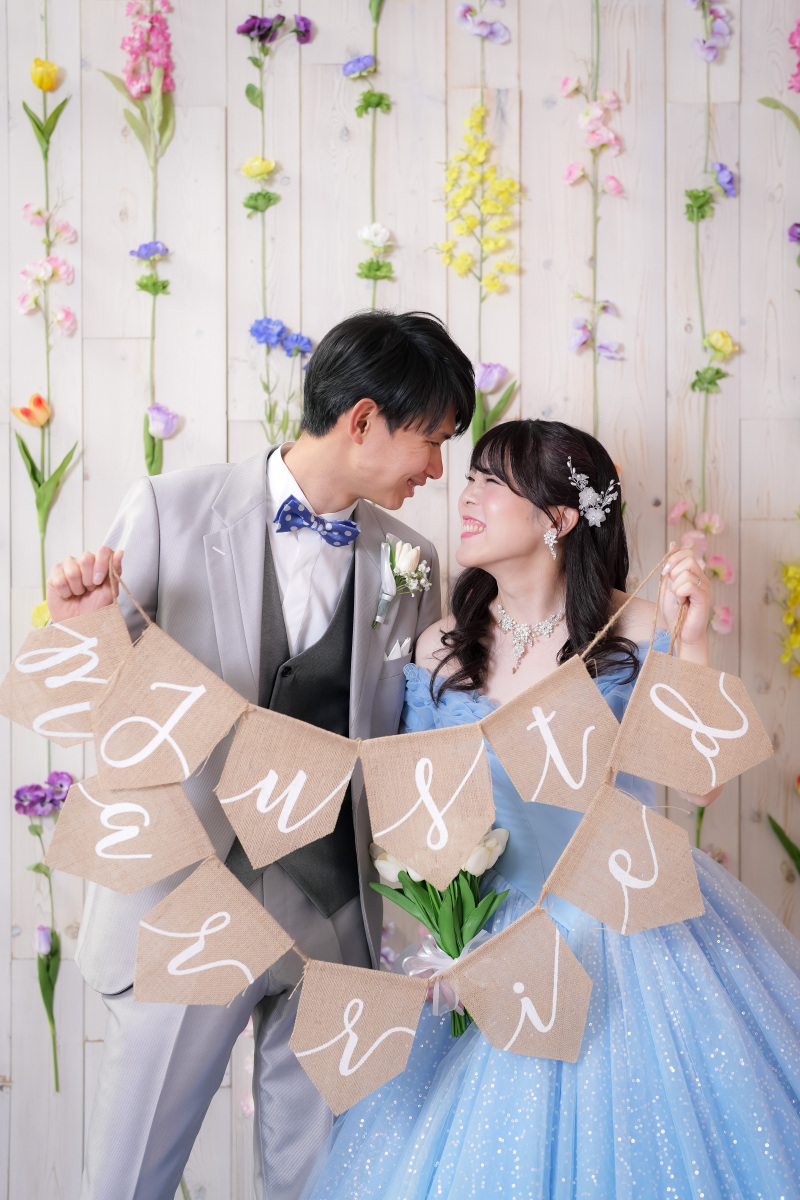 JUST MARRIEDガーランド