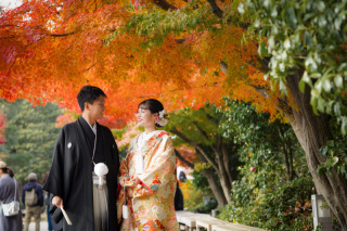 当スタジオと徳川園でのご撮影