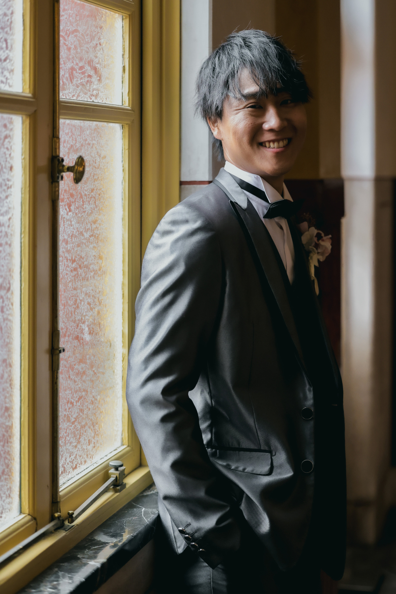 新郎ソロショット