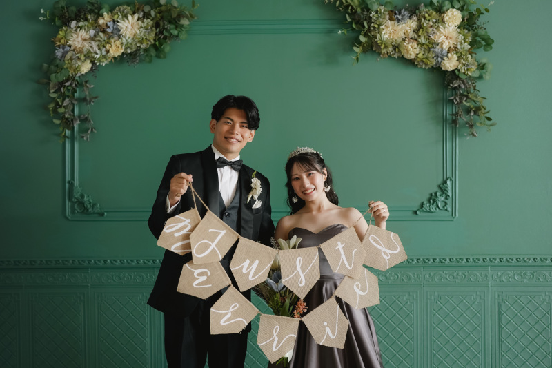 結婚報告フォト