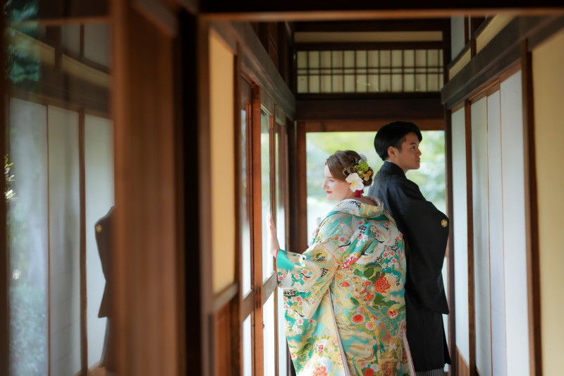 和室での撮影