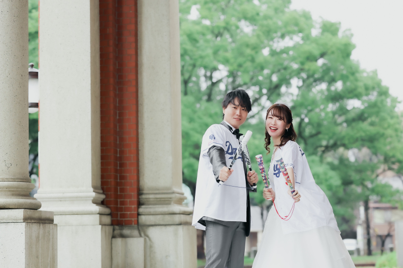 お二人の趣味のアイテムを取り入れて