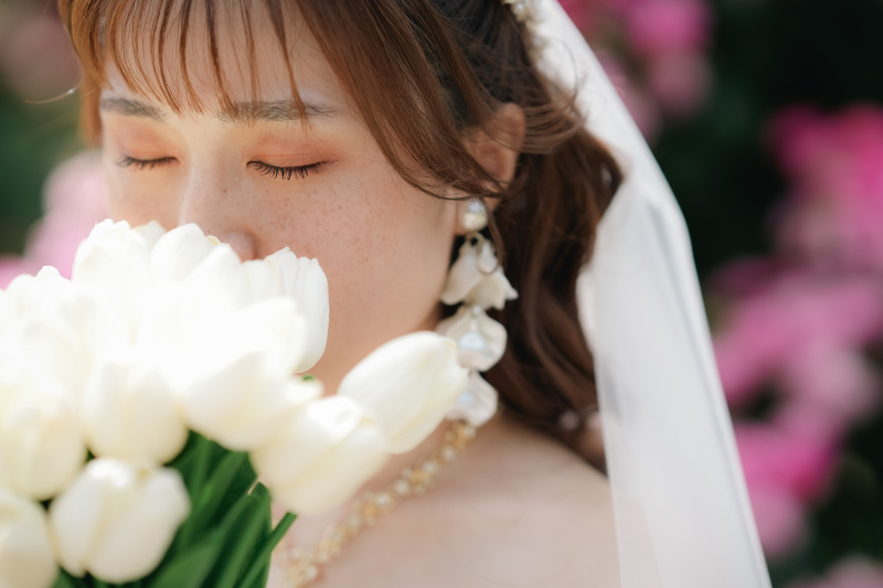 花嫁の表情