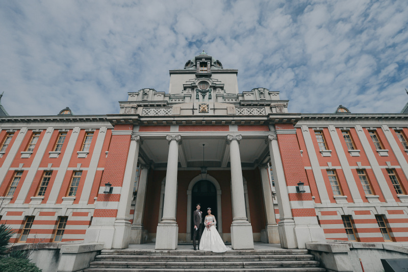 市政資料館＆スタジオでのウエディングフォト．＊