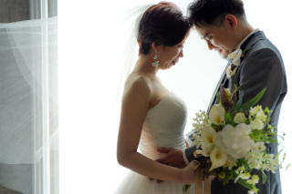 スタジオでドレス撮影　スマートプラン