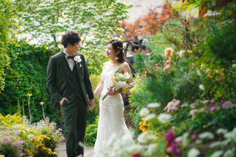 新緑もお花も美しい時期◎