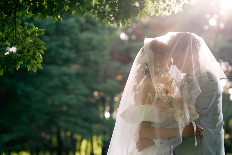 おふたりでもベールに入って