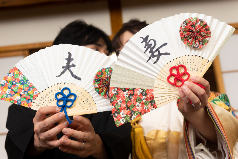 新婦様の体調を第一に撮影しました。