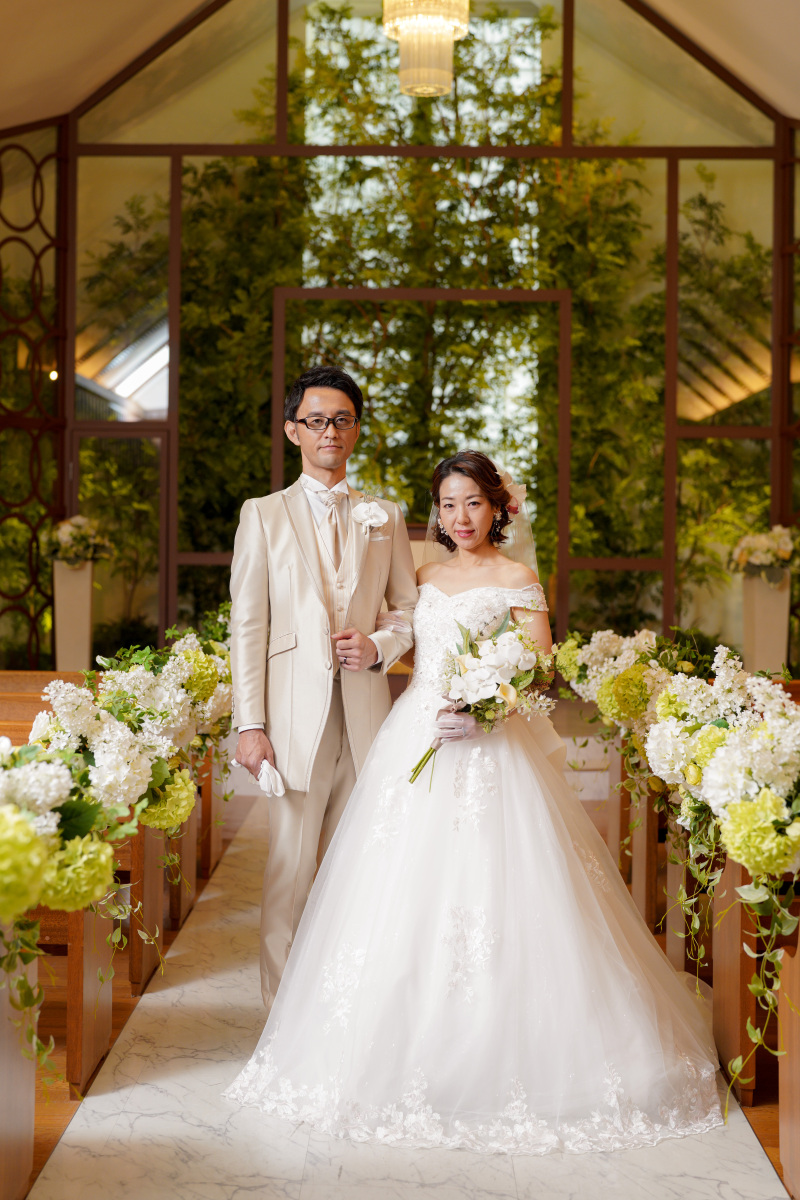 今回は結婚式のようにチャペルフォト