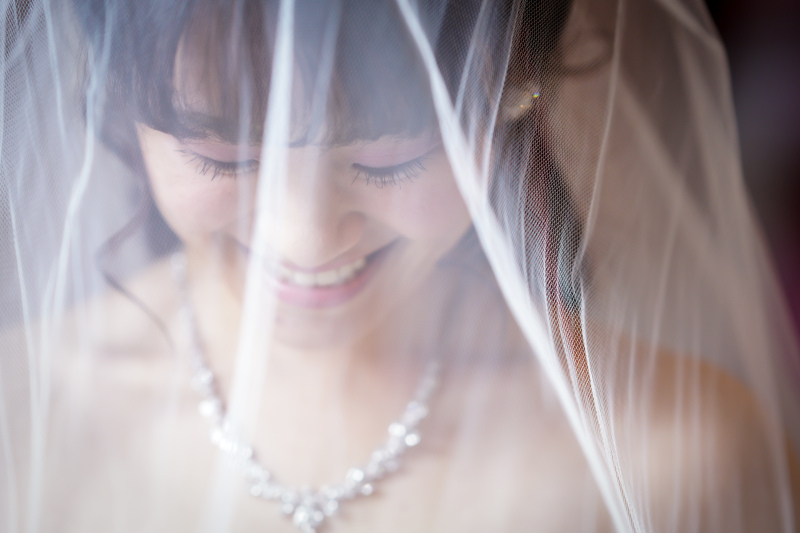 新婦様のアップ