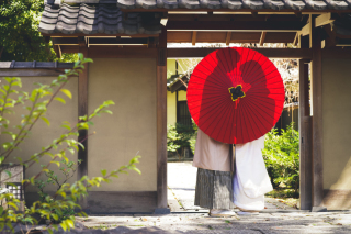 鶴舞公園の和装撮影はこんな感じ　3月