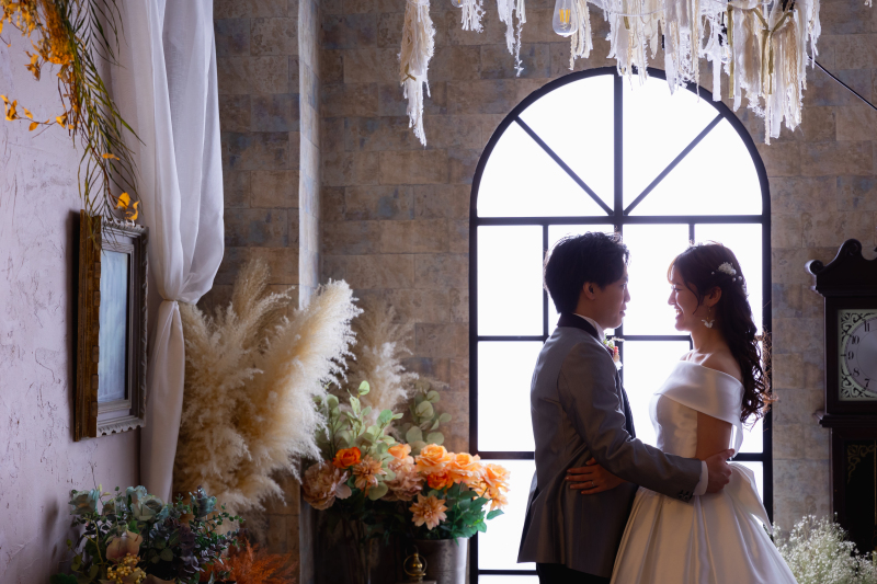 少し暗めに雰囲気作り