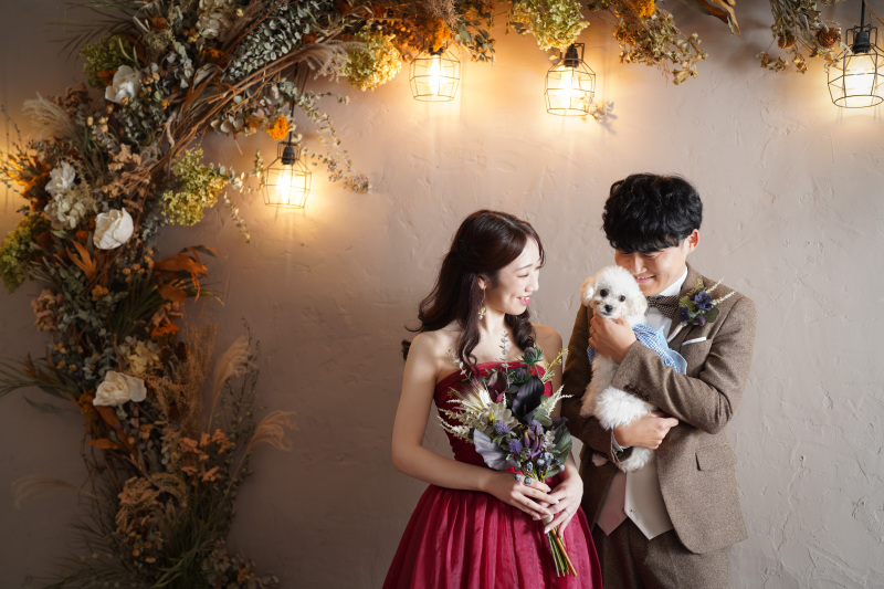 当スタジオはペットとの撮影も可能です