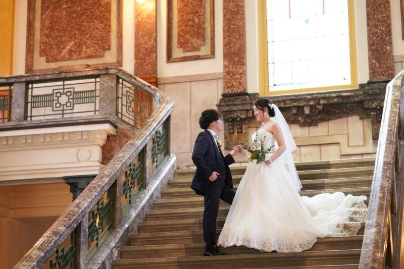 階段シーンの準備