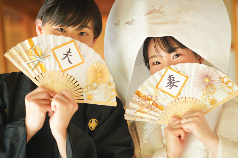 扇子もあります