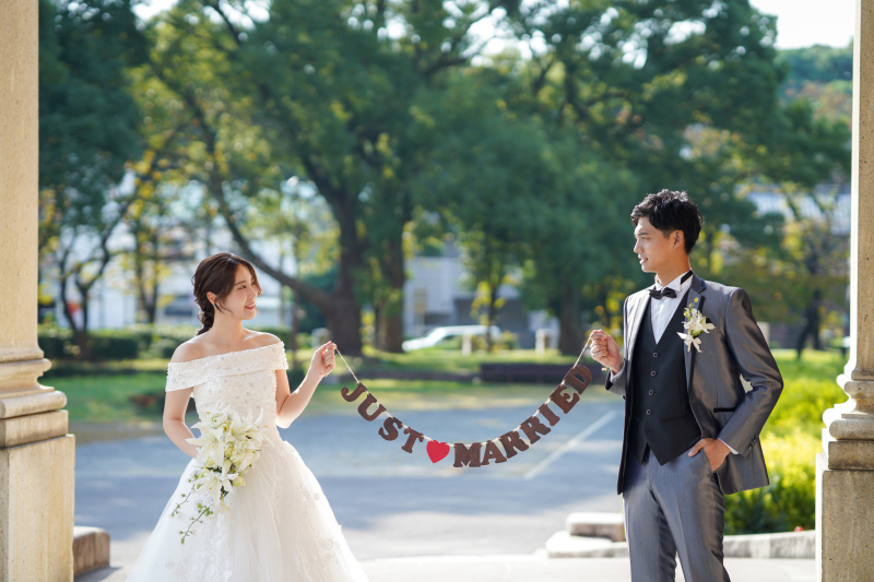 最後は撮影小物「ガーランド」を使って撮影完了です