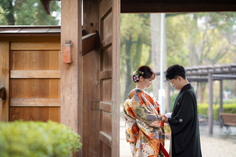 中村公園で前撮り