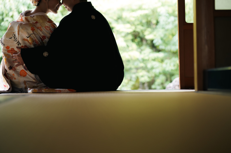 和室にて、しっとりと。