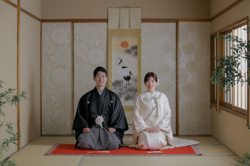 スタジオお茶室お座りショット