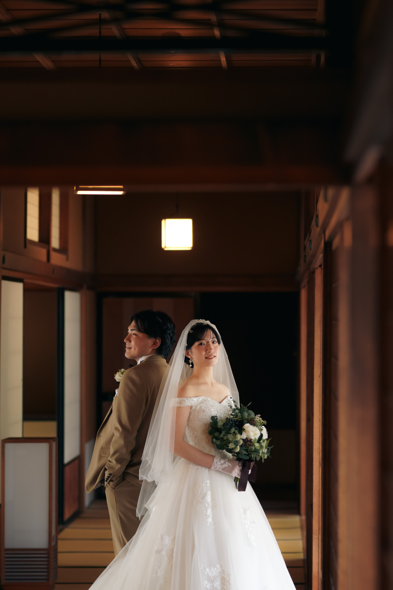 柔らかい表情が本当に素敵なおふたり。