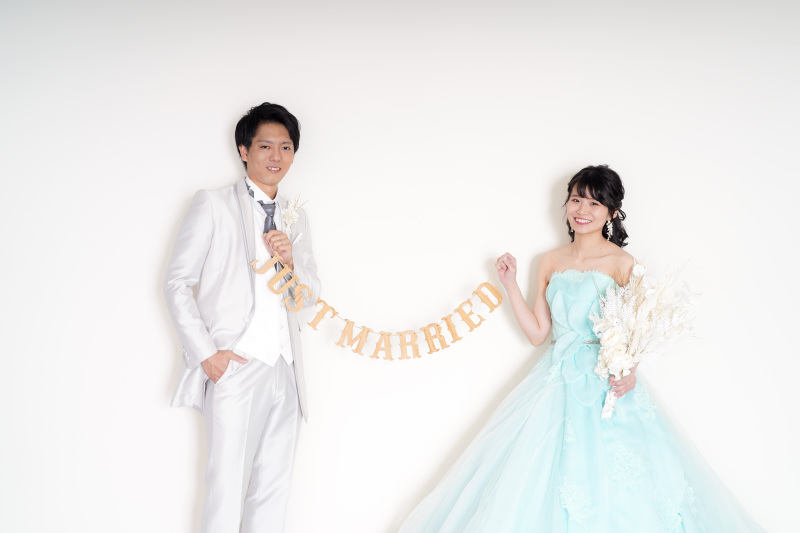 ウエディング専用のスタジオ完備