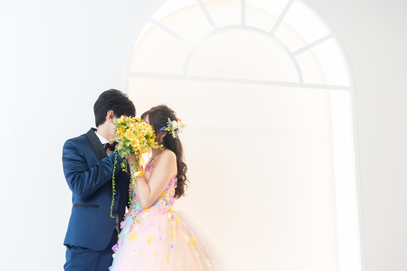 ほとんどのドレスがマタニティ対応です。