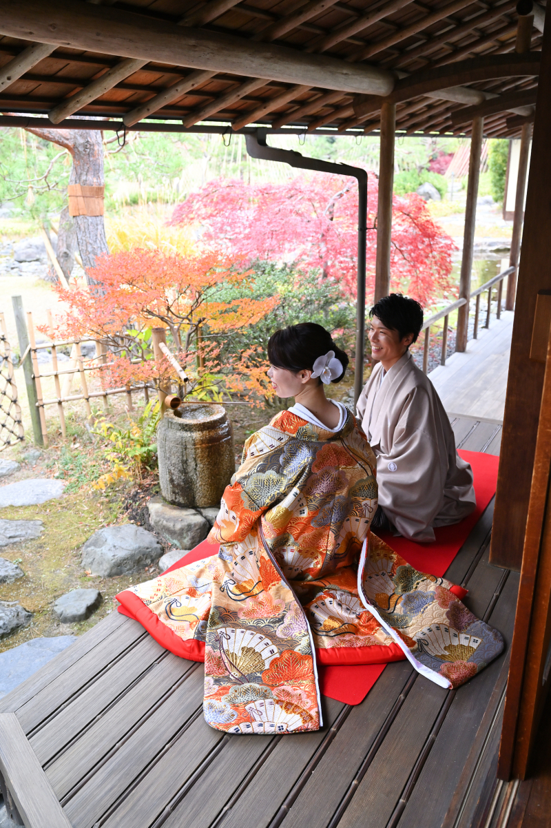 縁側でのこんなシーンも素敵です