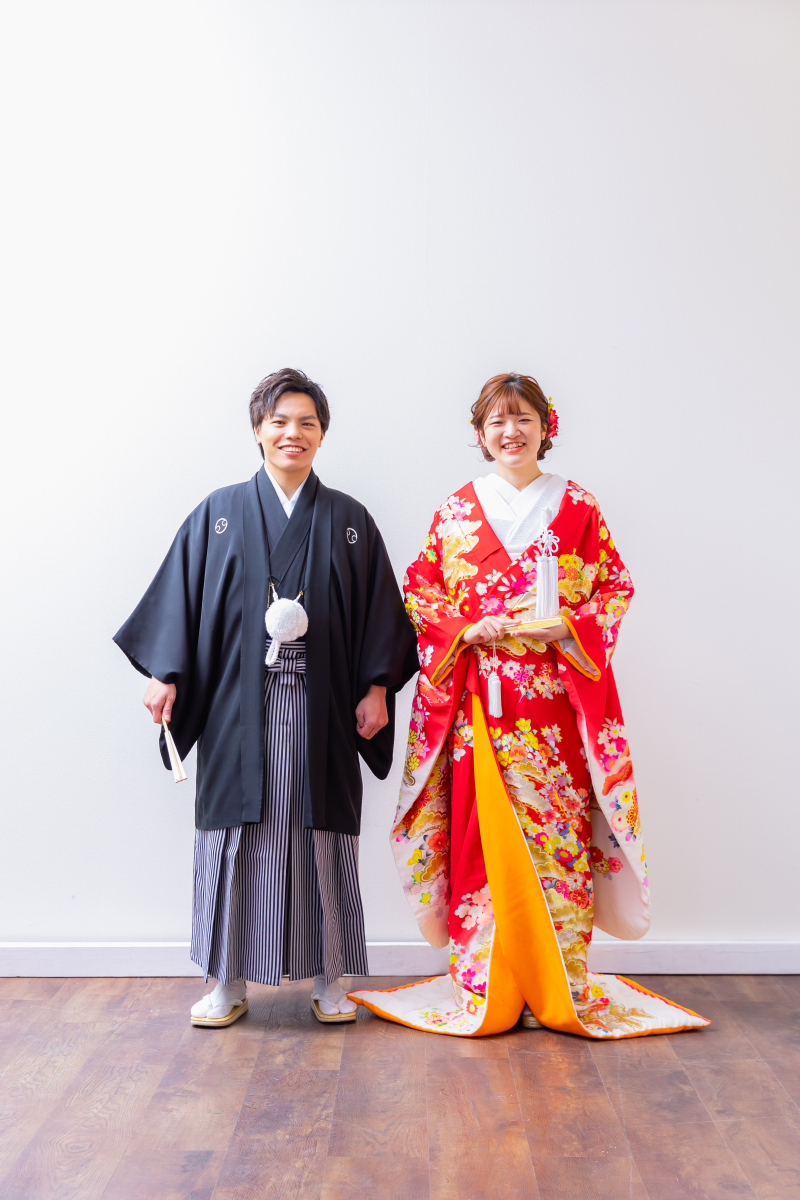 お二人の立ちポーズ