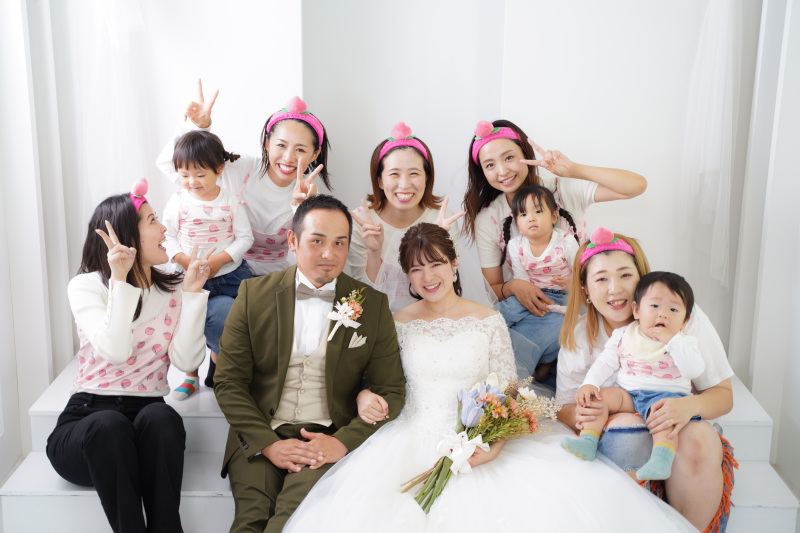 名古屋フォトスタジオcarpe diem(カルペディエム)_家族・友人を撮影に呼べる