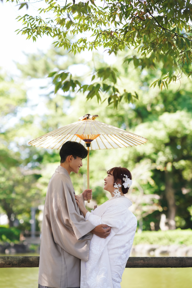 名古屋フォトスタジオcarpediem(カルぺディエム)_庭園で撮影できる