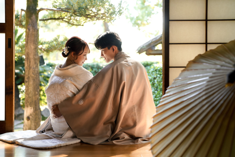 名古屋フォトスタジオcarpediem(カルぺディエム)_庭園で撮影できる