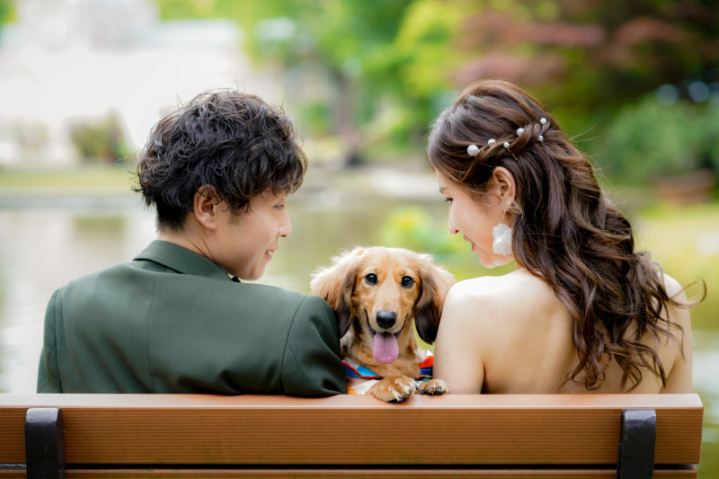 名古屋フォトスタジオcarpe diem(カルペディエム)_ペットと一緒に撮影できる