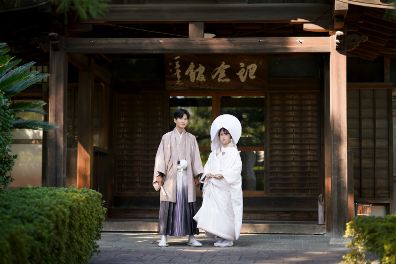 名古屋フォトスタジオcarpediem(カルぺディエム)_庭園で撮影できる