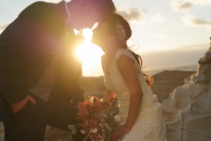 夕日撮影も可能!日の入りに合わせてご撮影します!