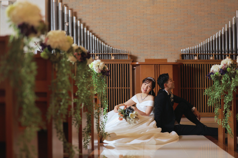 名古屋フォトスタジオcarpediem（カルぺディエム）_チャペルで撮影できる