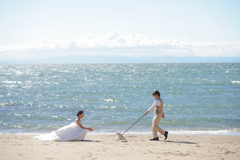 名古屋フォトスタジオcarpe diem(カルペディエム)_ペットと一緒に撮影できる