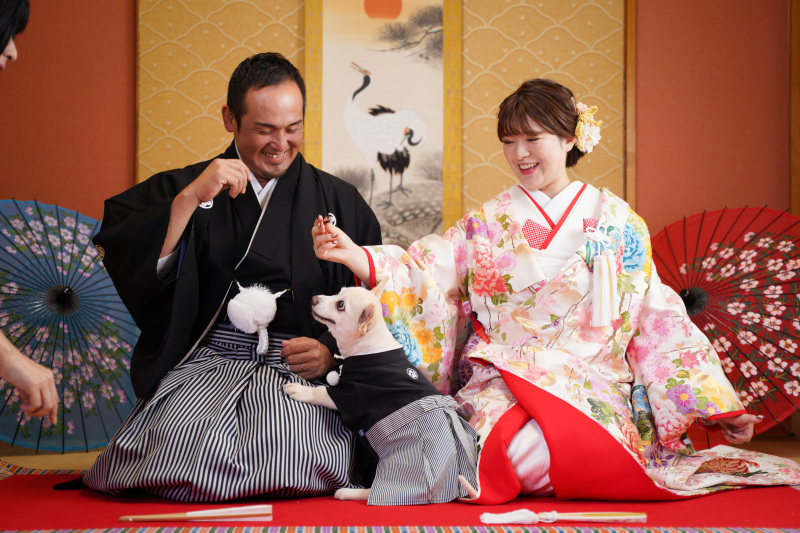 名古屋フォトスタジオcarpe diem(カルペディエム)_ペットと一緒に撮影できる