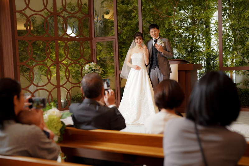 チャペルで集合★ 挙式風の撮影も叶う!