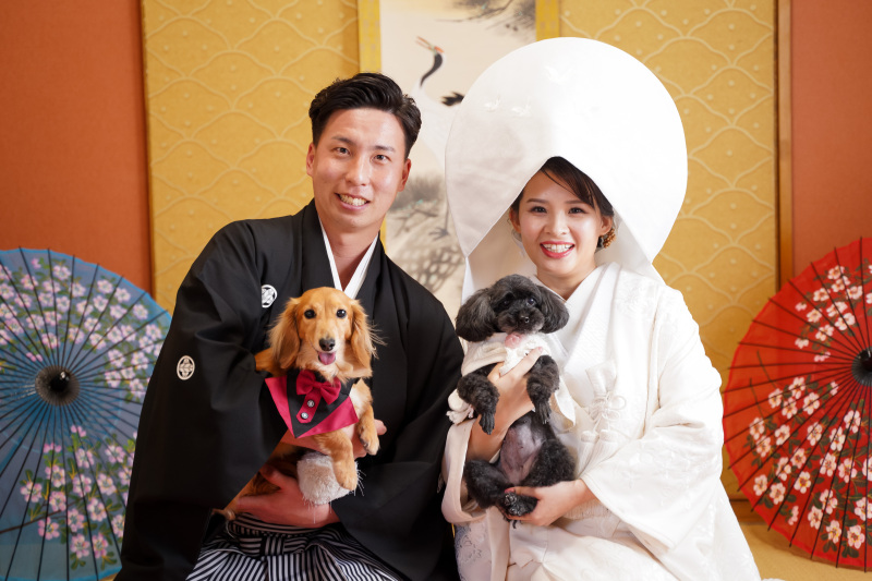 名古屋フォトスタジオcarpe diem(カルペディエム)_ペットと一緒に撮影できる