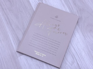 B5サイズ結婚証明証風デザインアルバム１２P