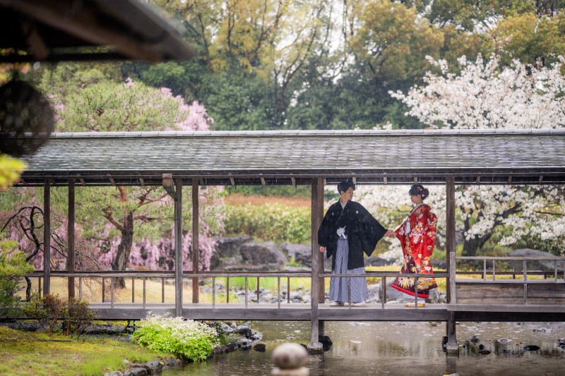 名古屋フォトスタジオcarpediem(カルぺディエム)_庭園で撮影できる