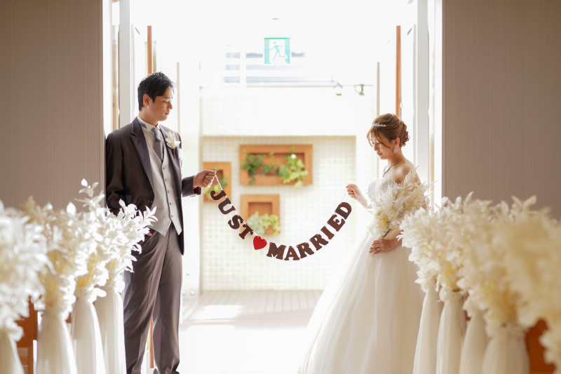 名古屋フォトスタジオcarpediem（カルぺディエム）_結婚式場で撮影できる