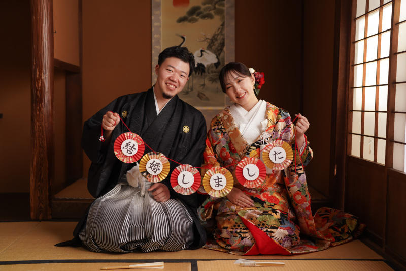 中村公園 2着ロケーション【白無垢+色打掛】500着追加料金なし 全データ+レタッチ+アルバム等必要なもの全部込み
